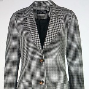 Woven pocket blazer